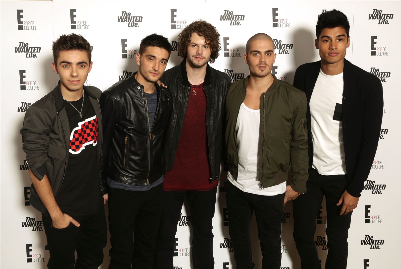 Nathan Sykes, Tom Parker, Jay McGuiness, Max George and Siva Kaneswaran of The Wanted (Yui Mok/PA)