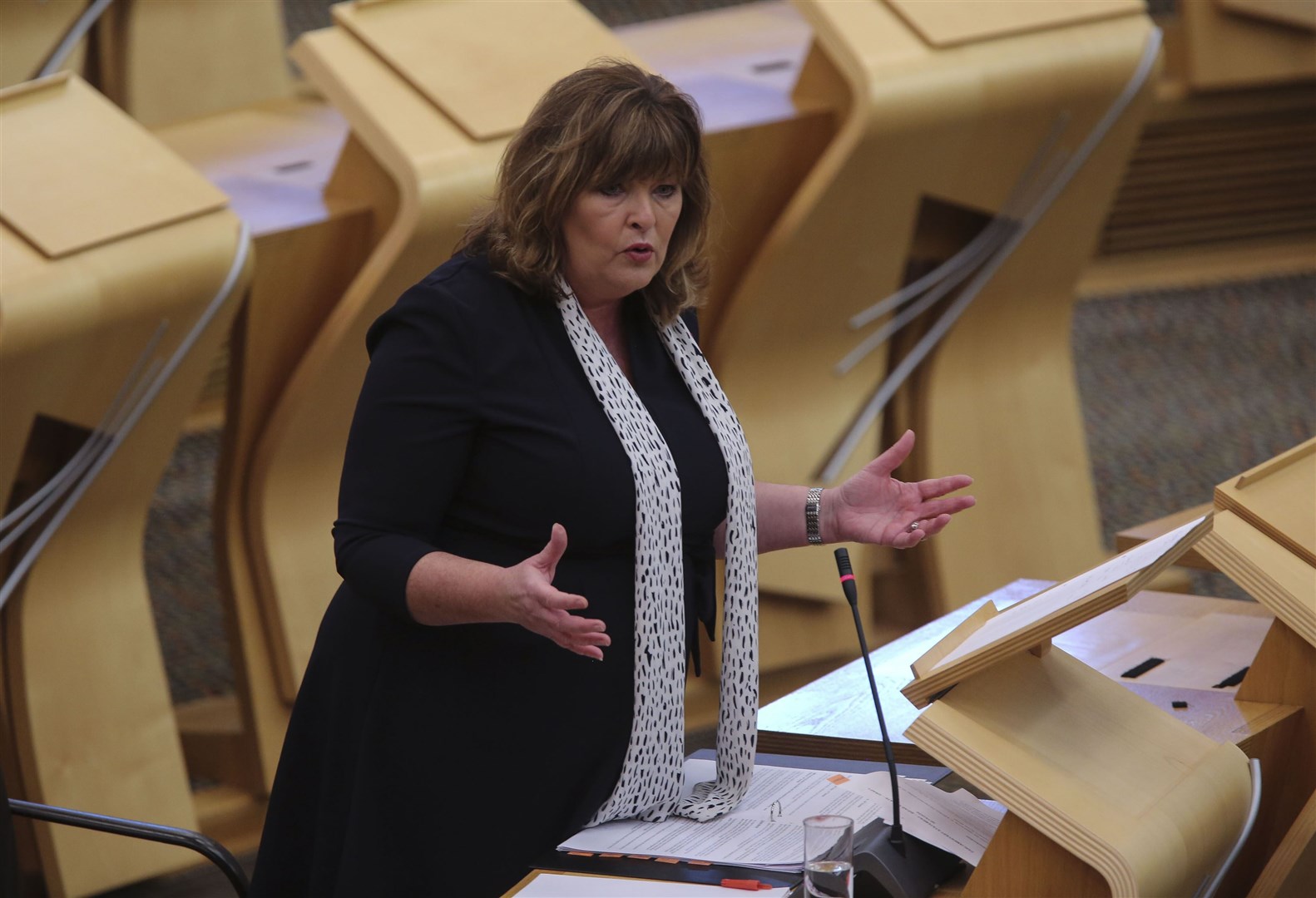 Fiona Hyslop confirmed the direct award (Fraser Bremner/Daily Mail/PA)