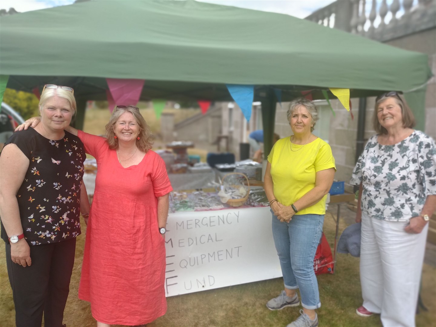 The Energency Medical Equipment team, who provided emergency baking! From left: Amanda Flanagan, Ali MacKeachan, Mary Anderson and Patsy Rimell.