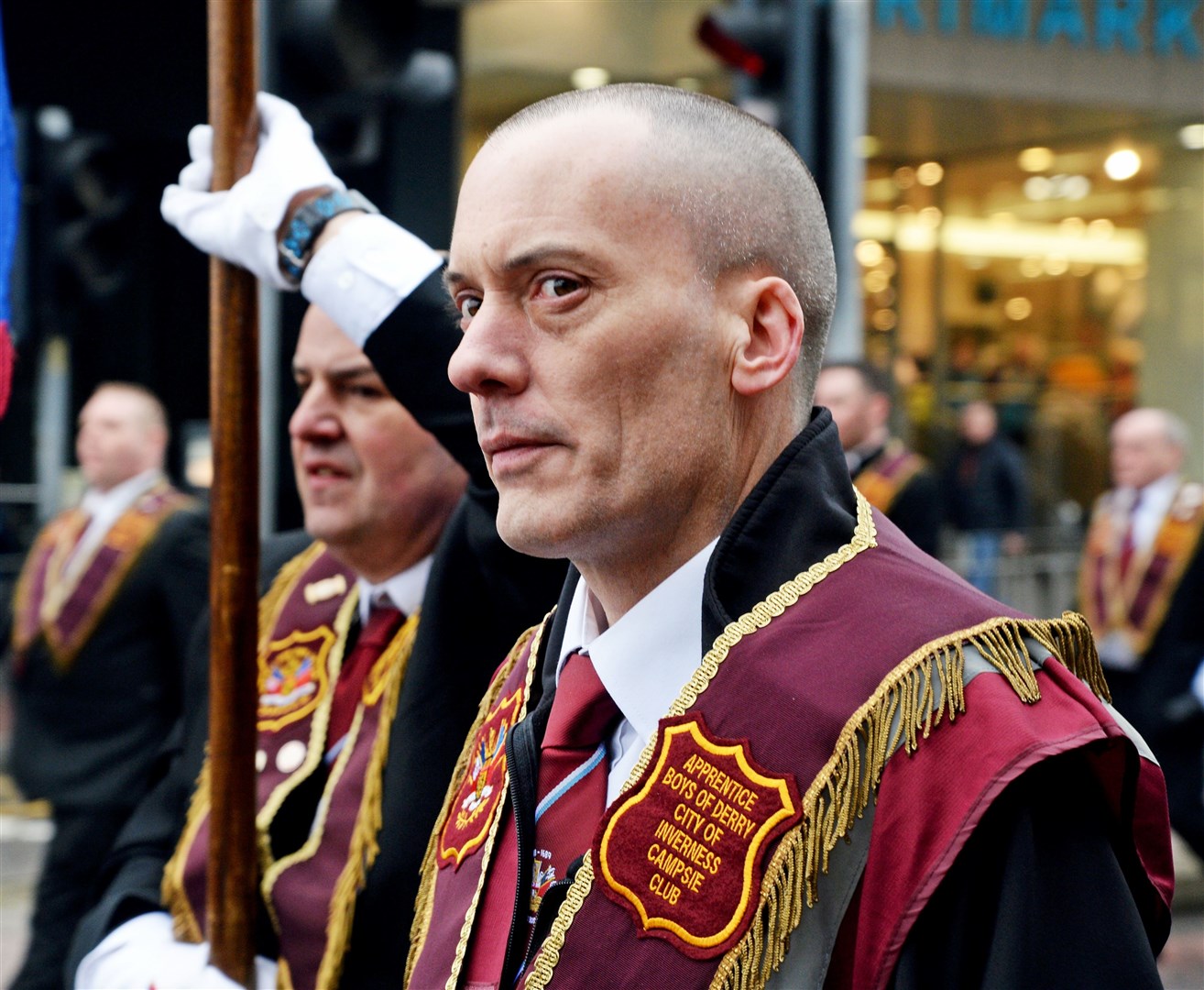 The Apprentice Boys of Derry parade in Inverness.
