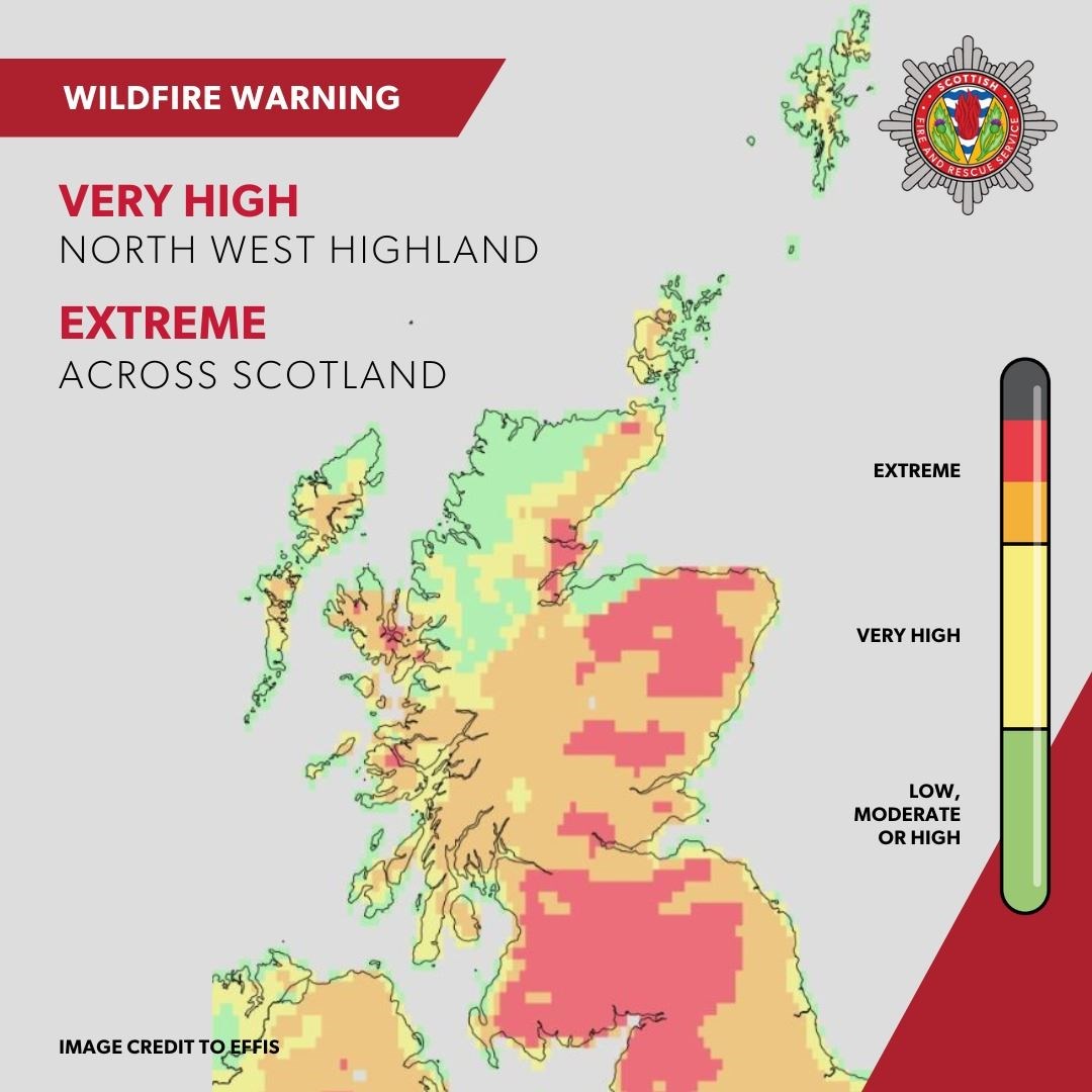 Be warned! The strath is rated high on the latest map