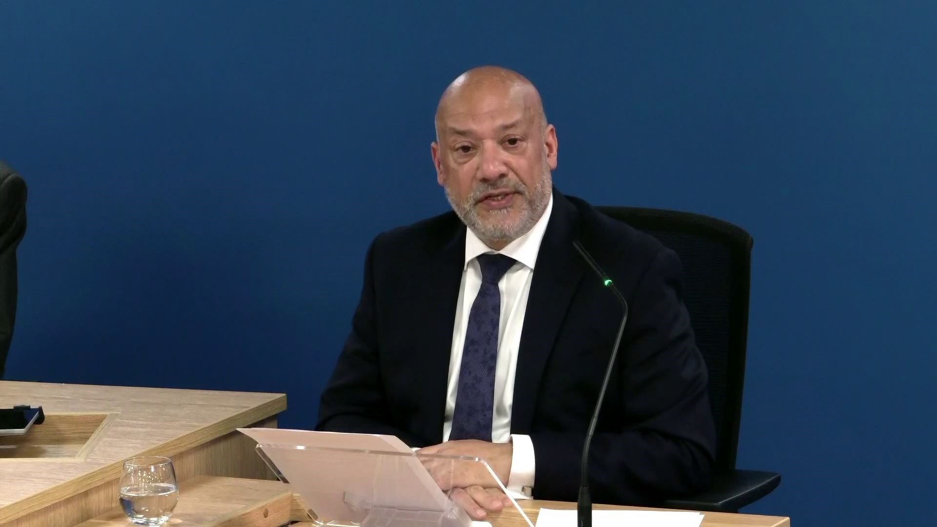Inquiry panel member Ali Akbor (Grenfell Tower Inquiry/PA)