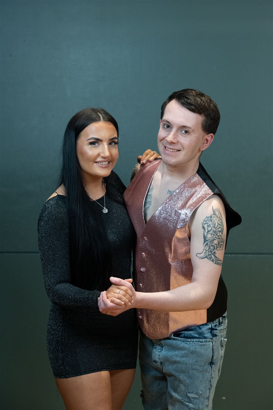 Beth Saunders and dance partner Darryl Geegan. Picture: Callum Mackay