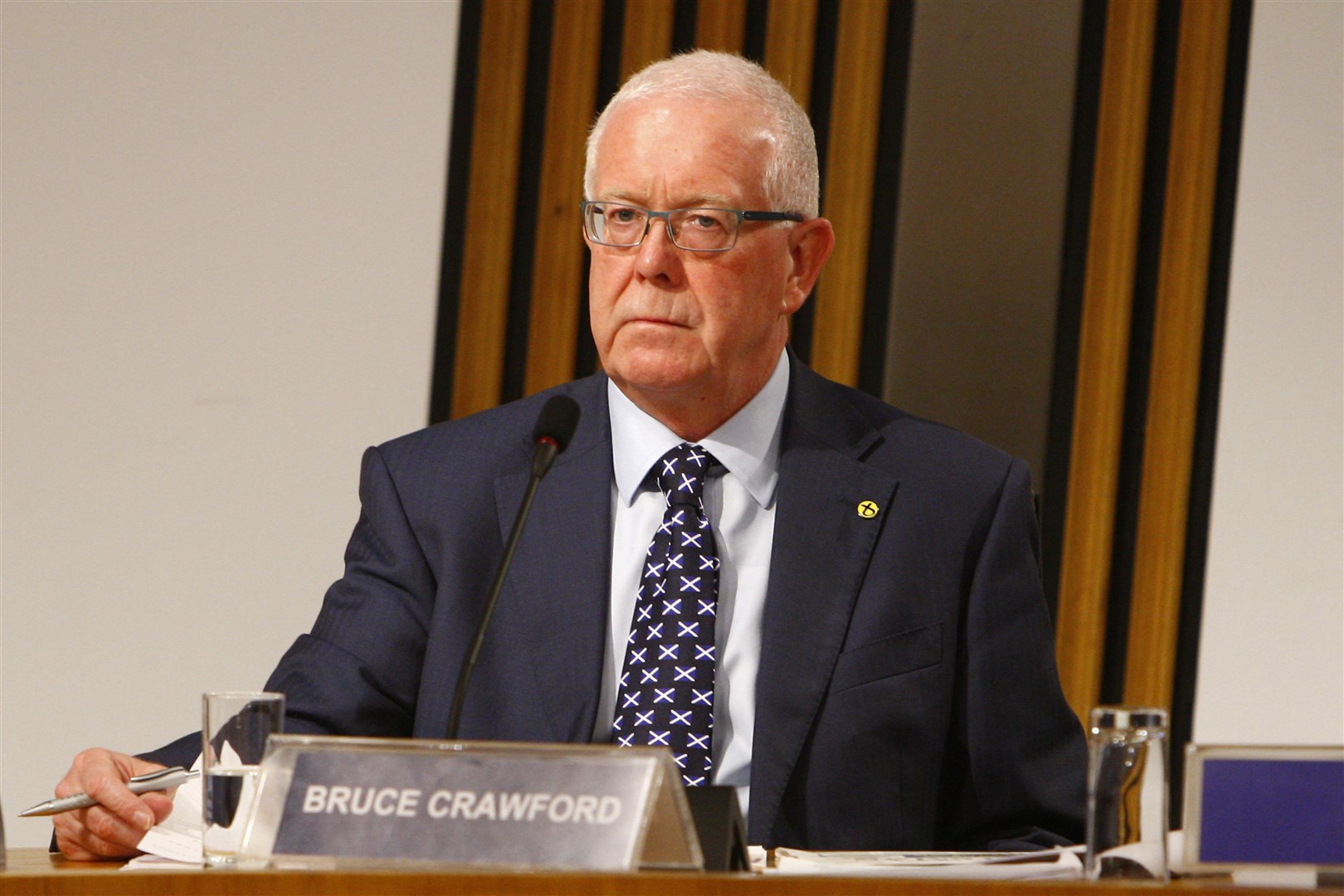 Finance & Constitution Committee Convener Bruce Crawford MSP