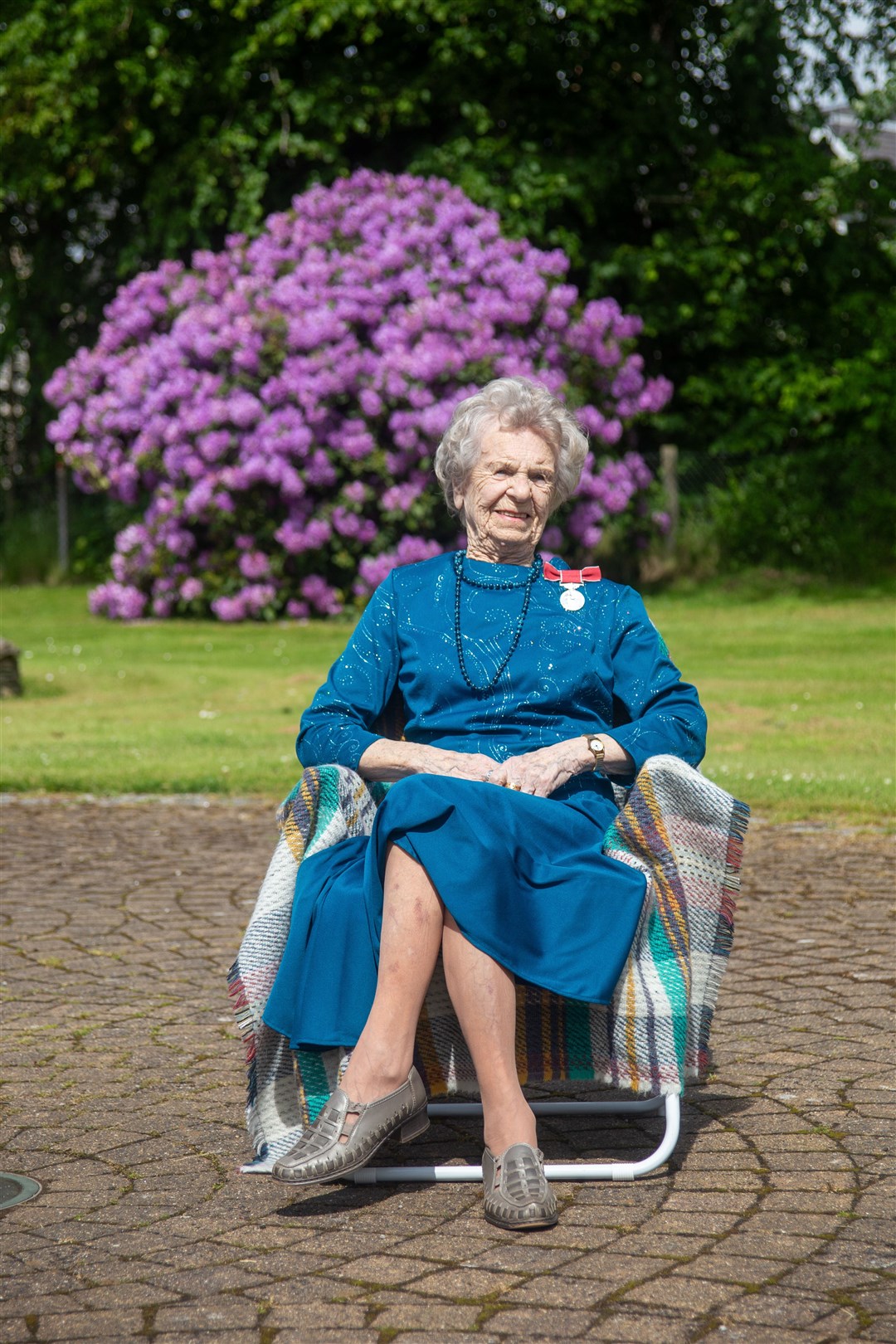 Isobel received her British Empire Medal in June, 2020 (Aidan Woods)