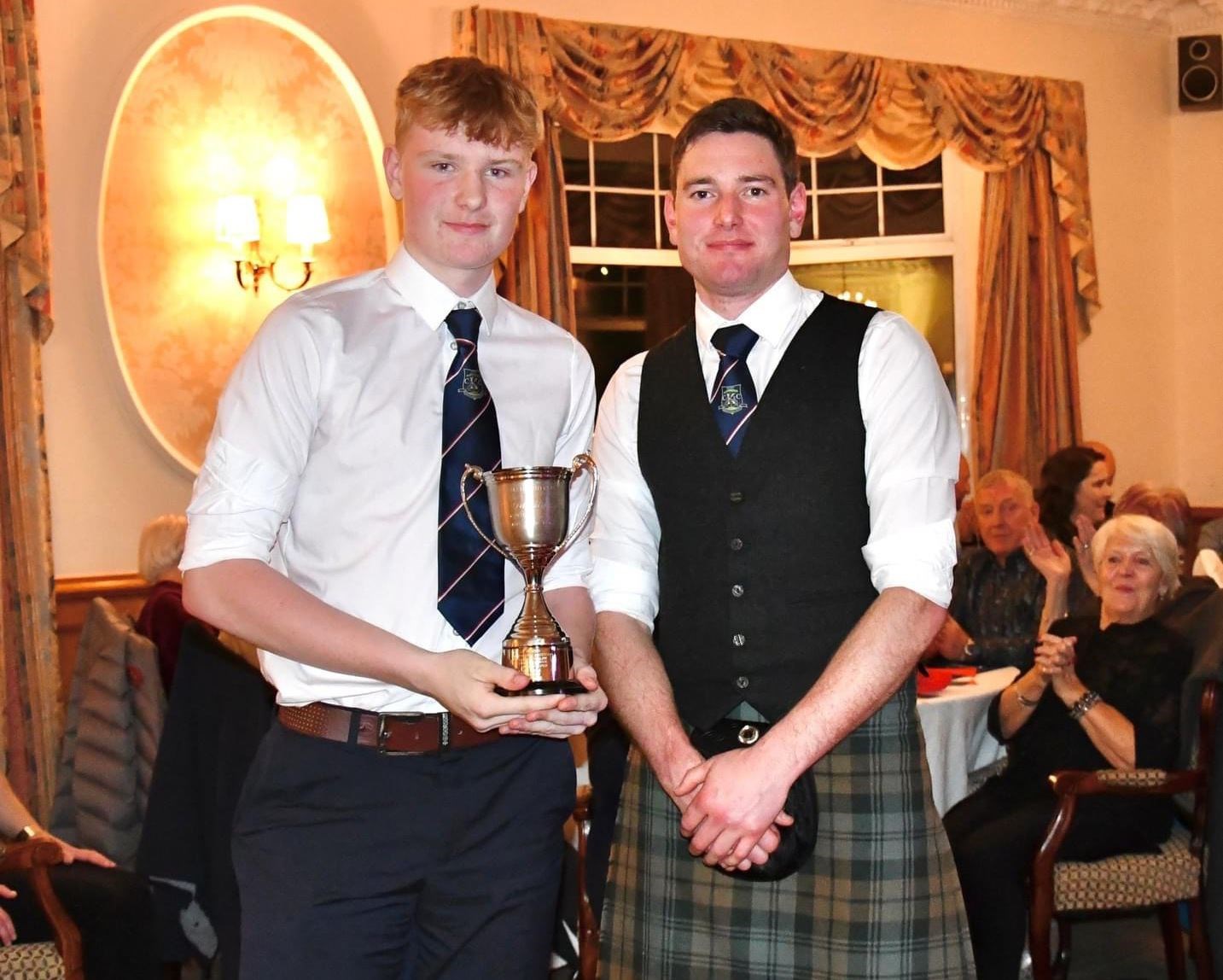 Macleod Dawson was a double winner picking up the Borthwick Family Trophy for Under 17 Player of the Year and the Clark Family Trophy for Second Team Player of the Year.