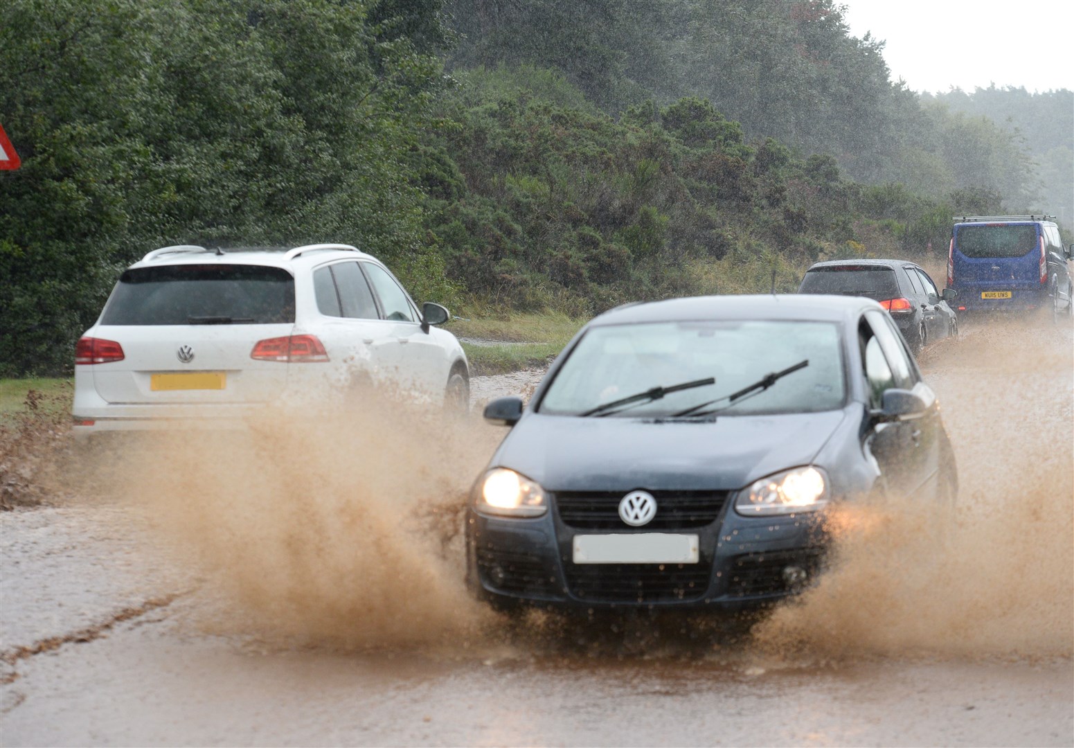 Part of the A9 is now covered by a red 'danger to life' weather warning.