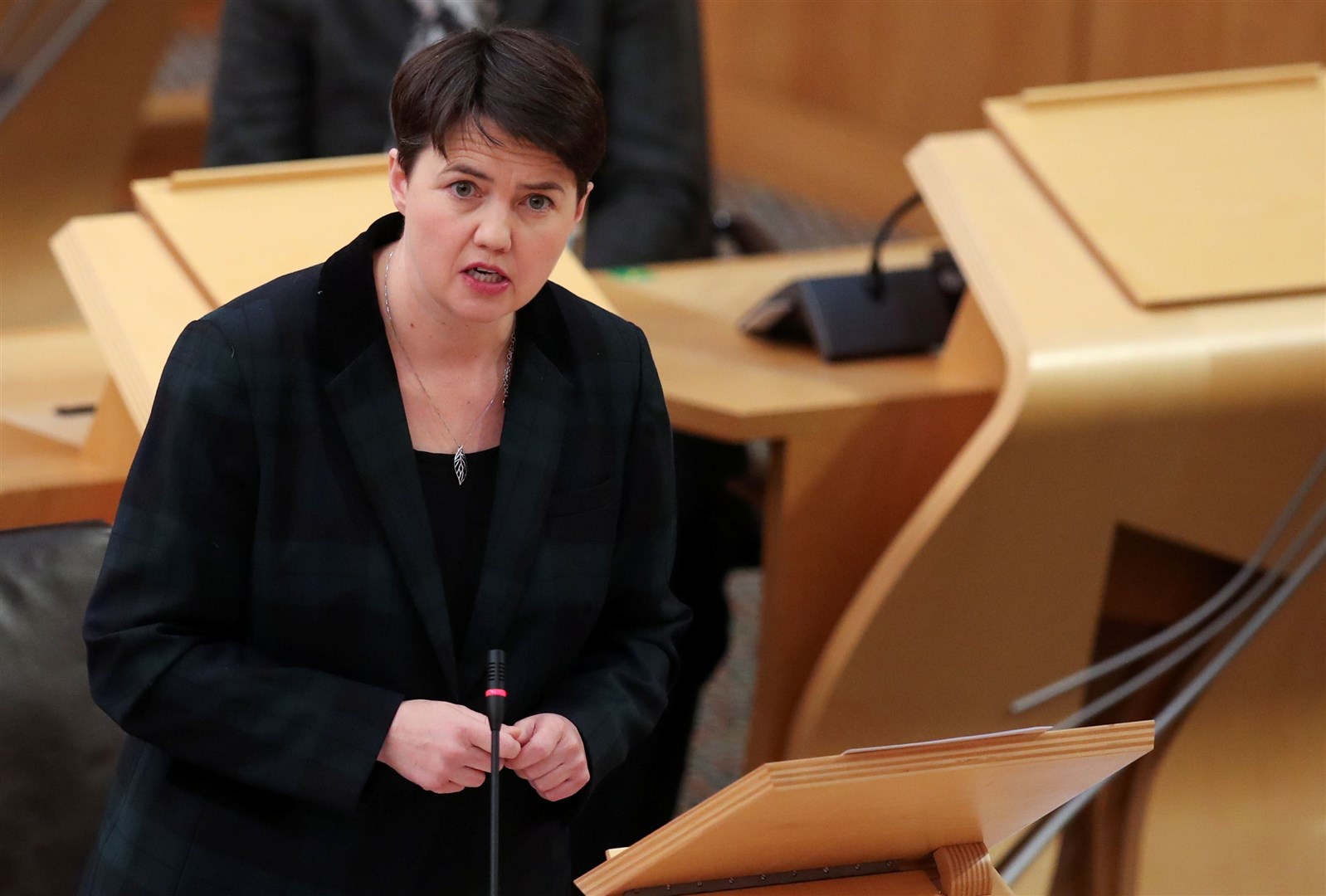 Ruth Davidson accused the SNP of ‘hypocrisy’ (Russell Cheyne/PA)