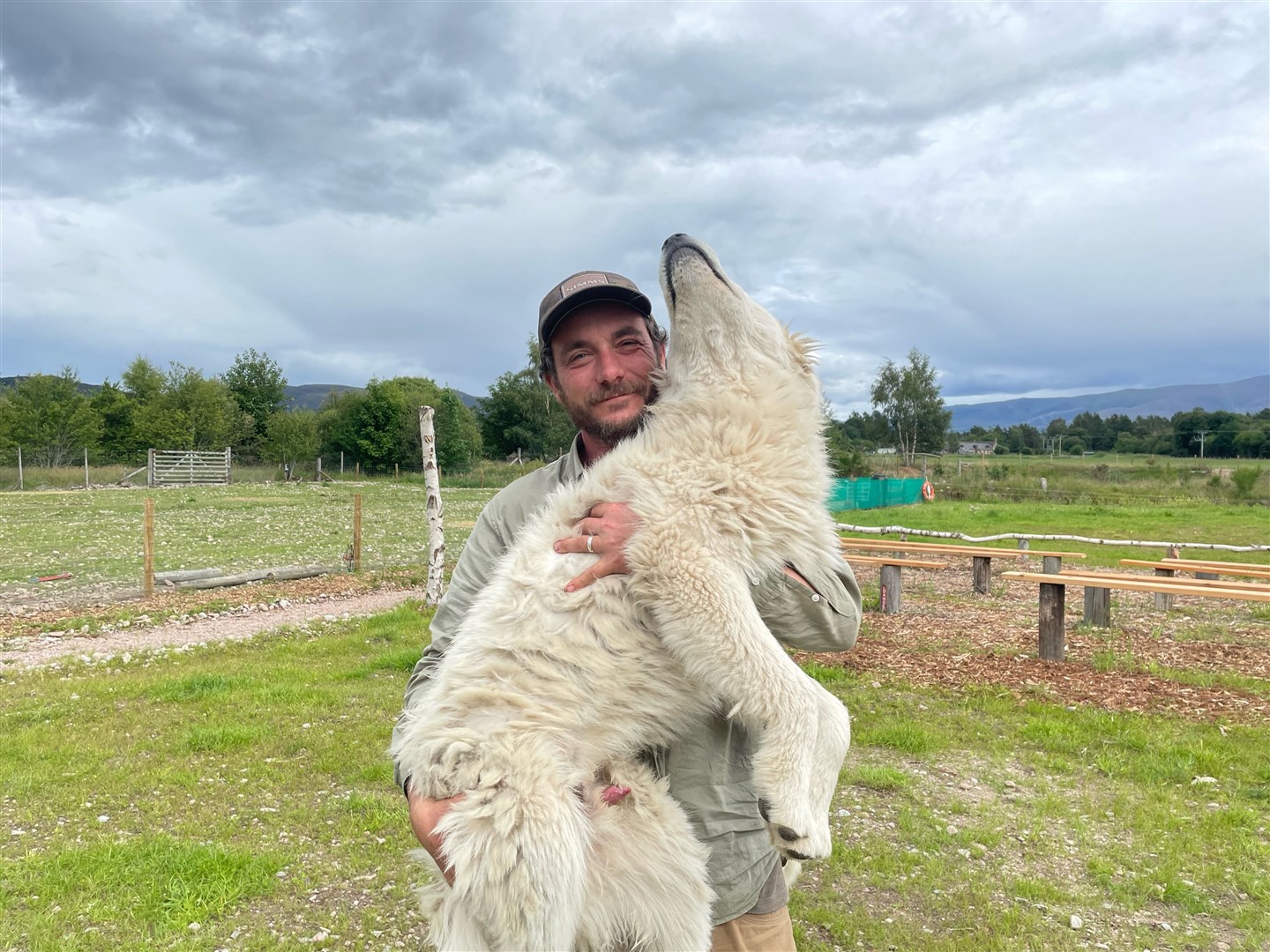 "Just a pup yet!", says Jonny Ames at Rothiemurchus