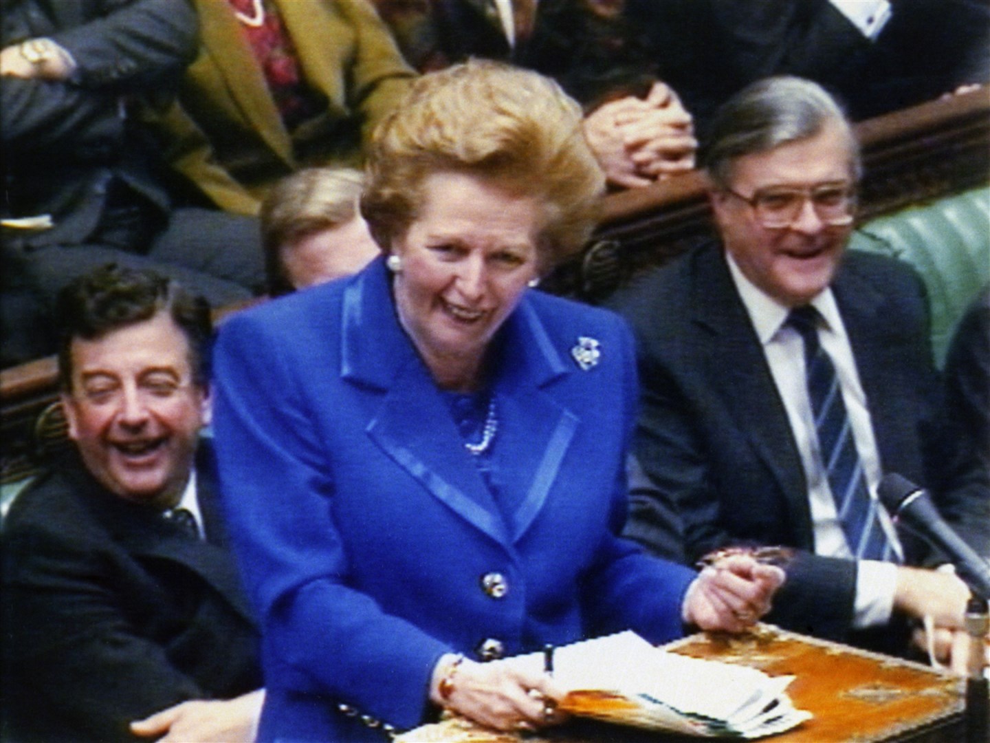 Then-prime minister Margaret Thatcher speaking in the House of Commons (PA Archive/PA Images)