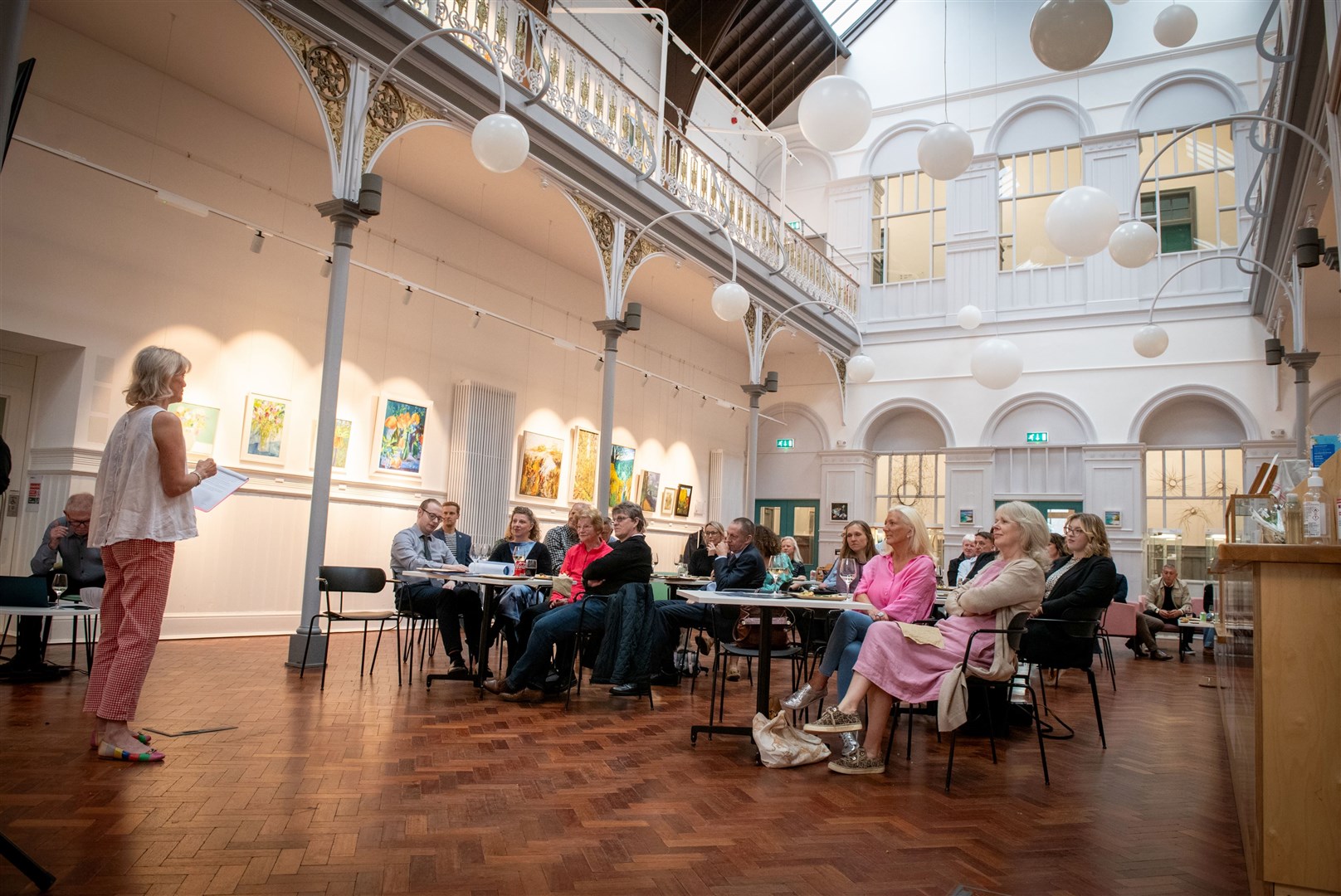 Nicky Marr hosted the event at the Inverness Creative Academy. Picture: Callum Mackay.