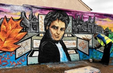 Marc Delaye, Caithness Horizons Museum and Art Gallery, CHMAG, Graffito, Graffiti, Art, Street Art, Public Art, Mural