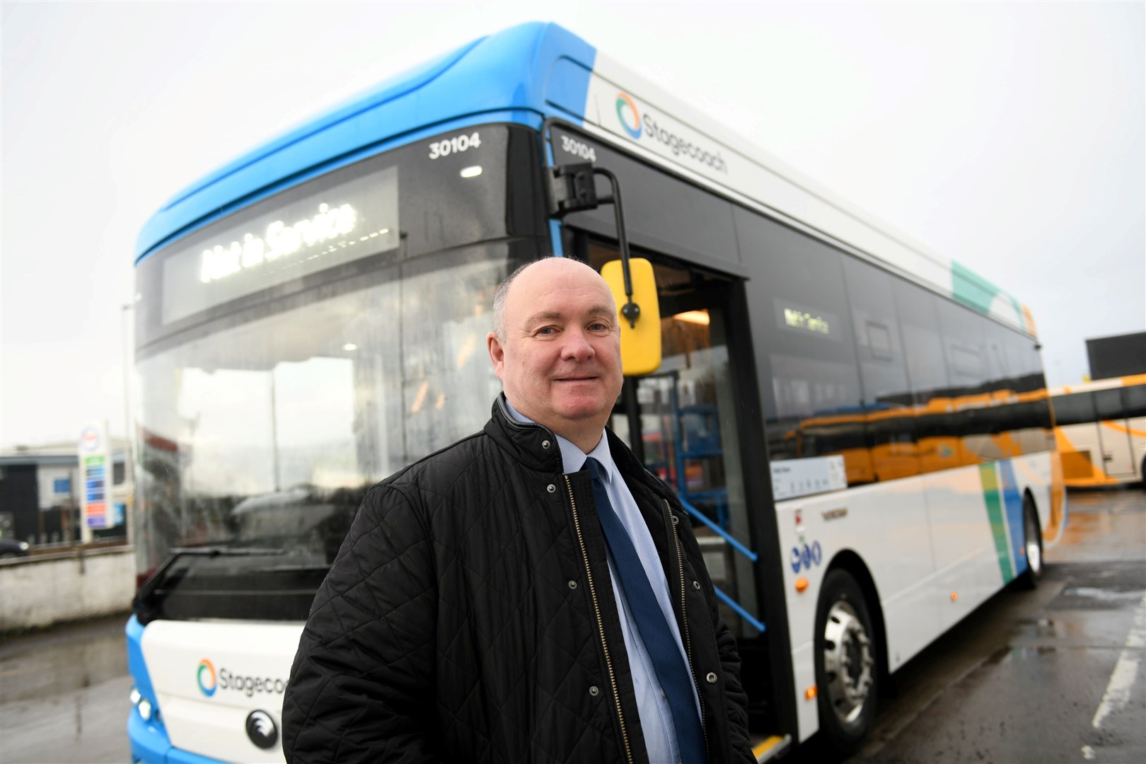 David Beaton has said there will be better connectivity in the strath with the launch of the two new services. Picture: Callum Mackay.