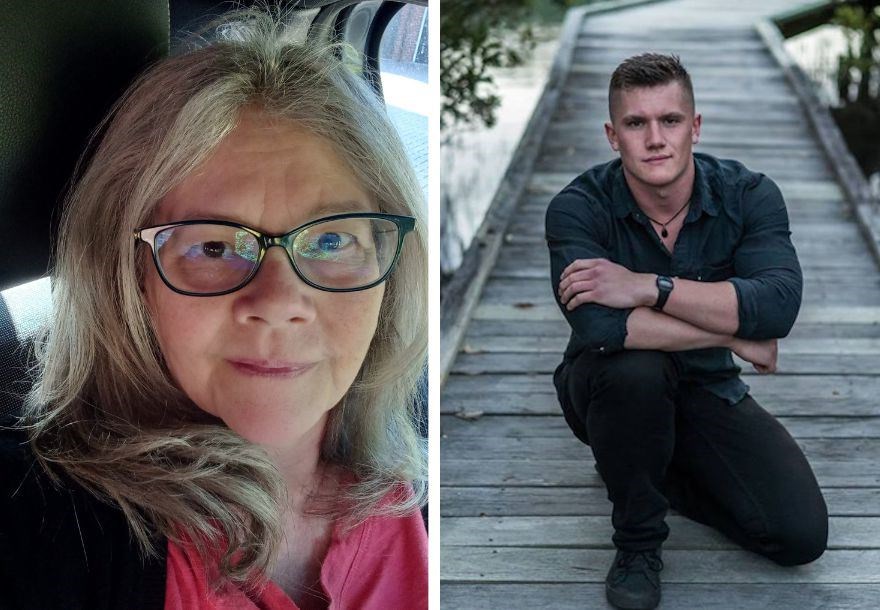 Jacqui Waring (left) and her son Will Ogilvy.