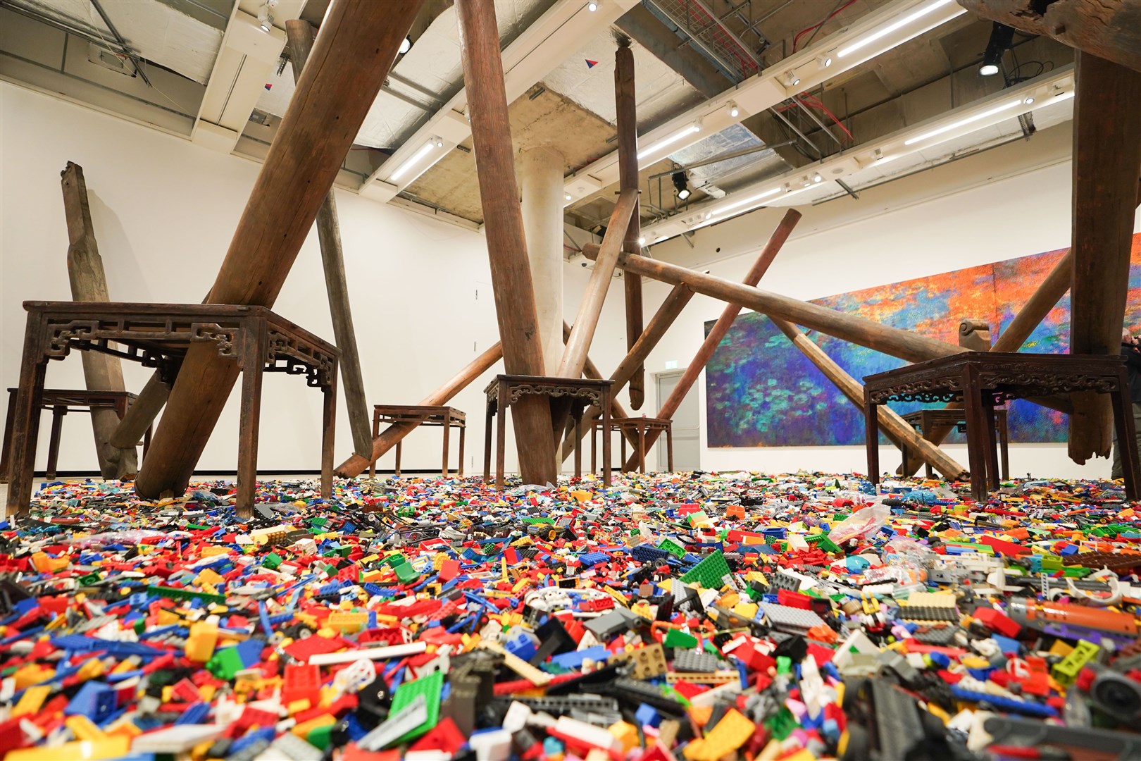 Ai Weiwei’s, Untitled (Lego Incident) is also among the collection (James Manning/PA)