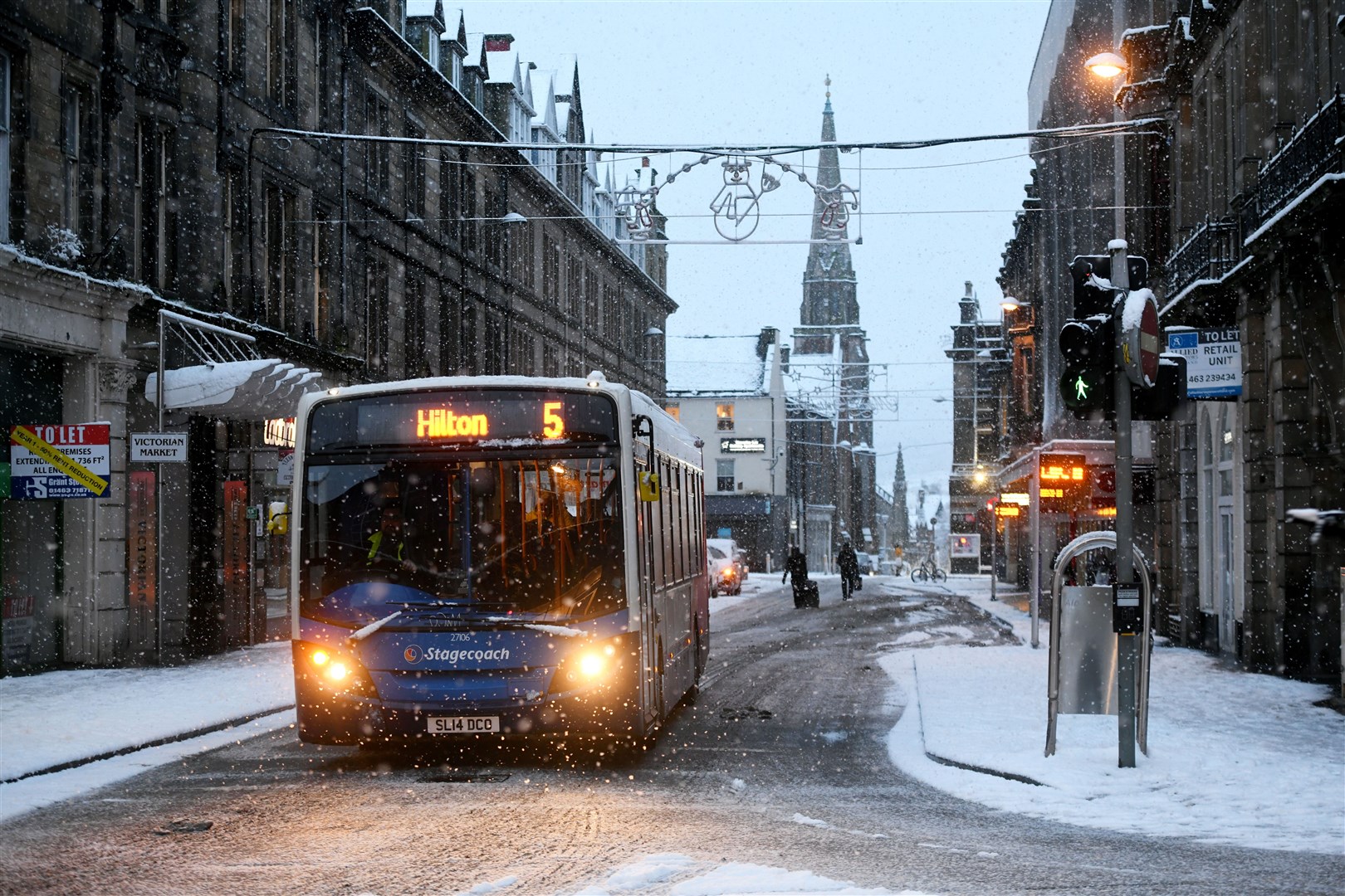 Stagecoach suspended its services across the region this morning. Picture: James Mackenzie.