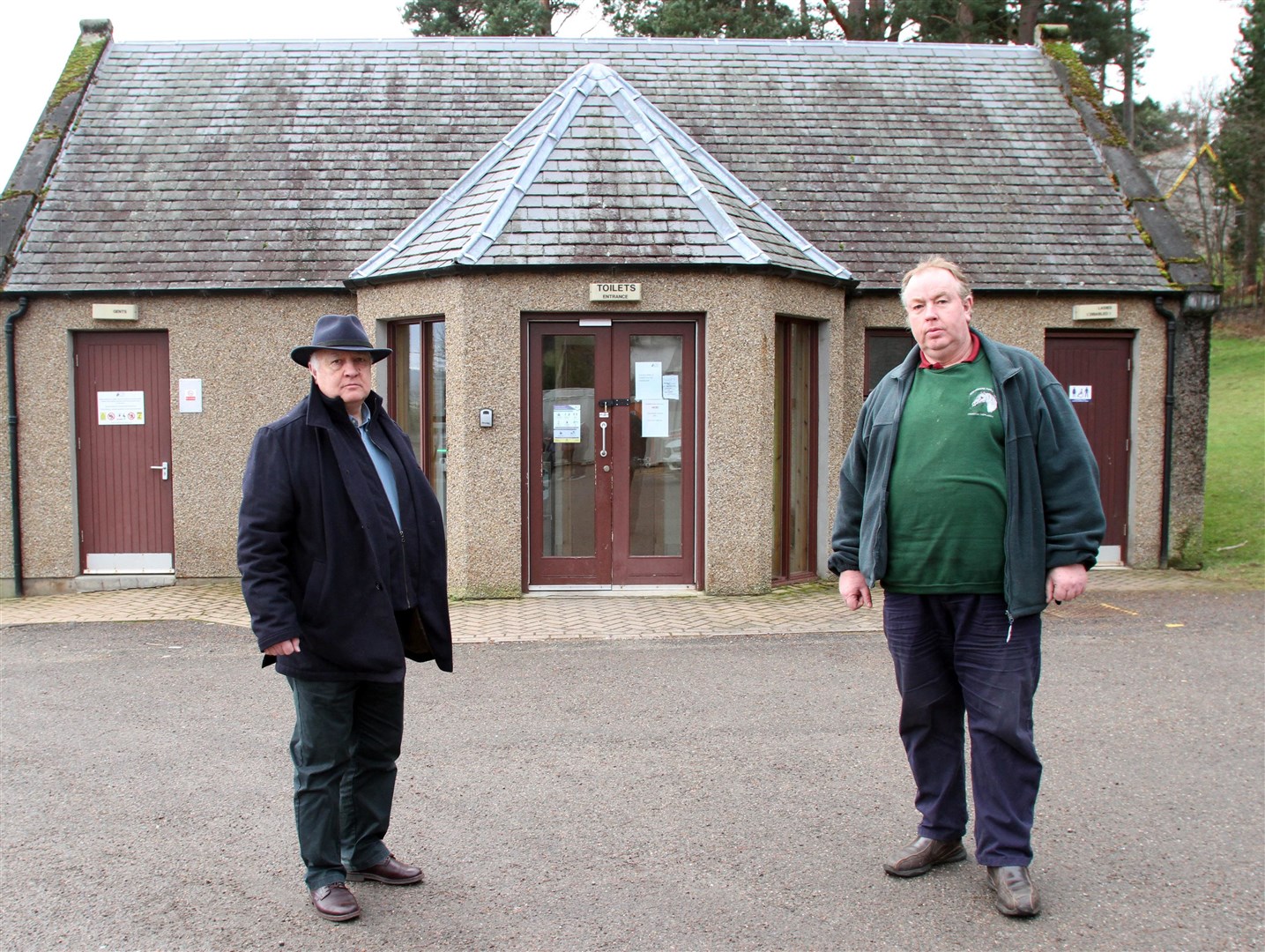 Local Highland councillor Bill Lobban and Kingussie Community Council chairman Ruaridh Ormiston have been appalled by damage done to public toilets in the Badenoch capital.