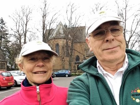 Jean and Brian Orr who had a big headache trying to recharge their elecric car