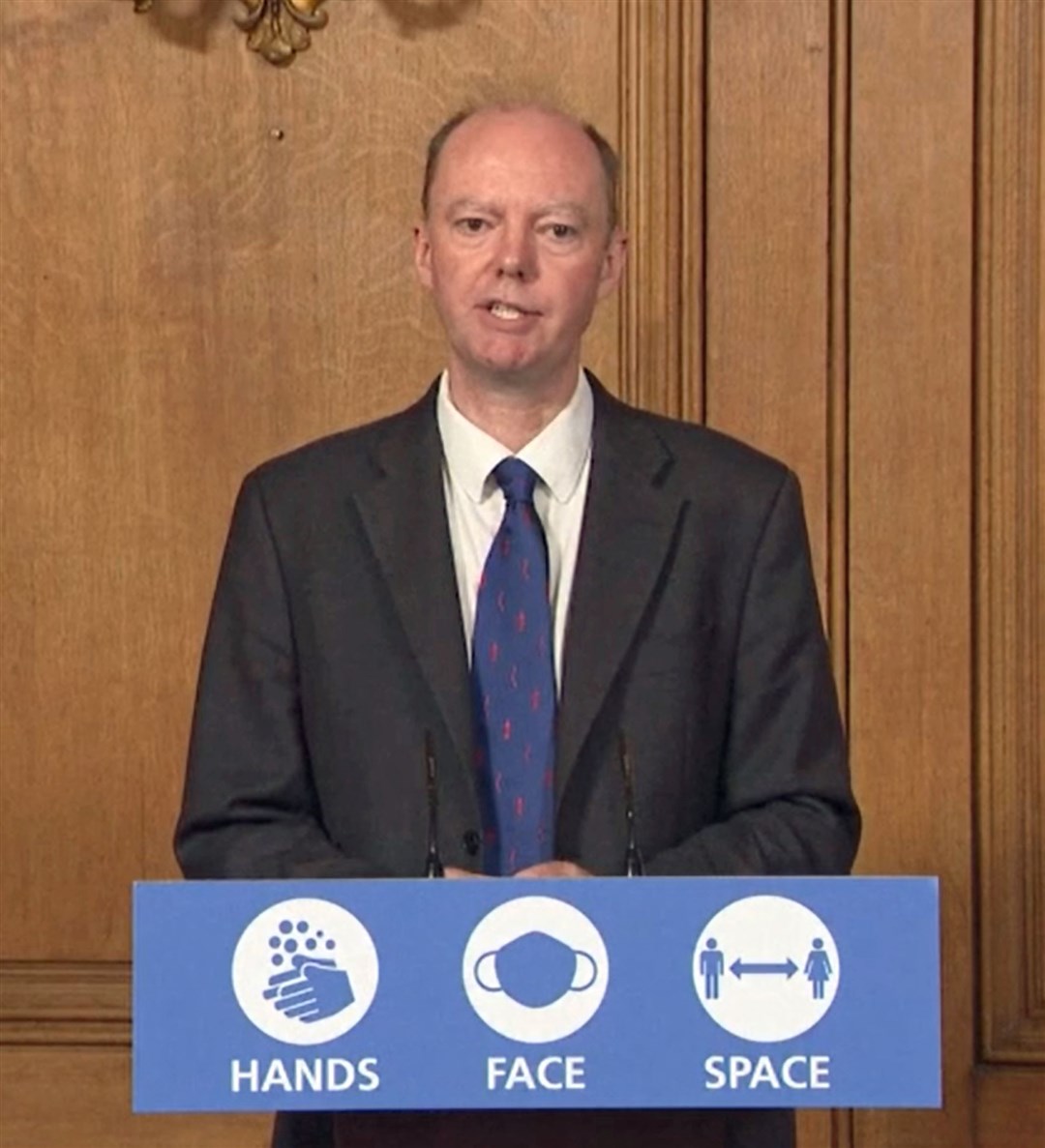 Chief Medical Officer Professor Chris Whitty has often taken part in the Downing Street coronavirus briefings (PA)