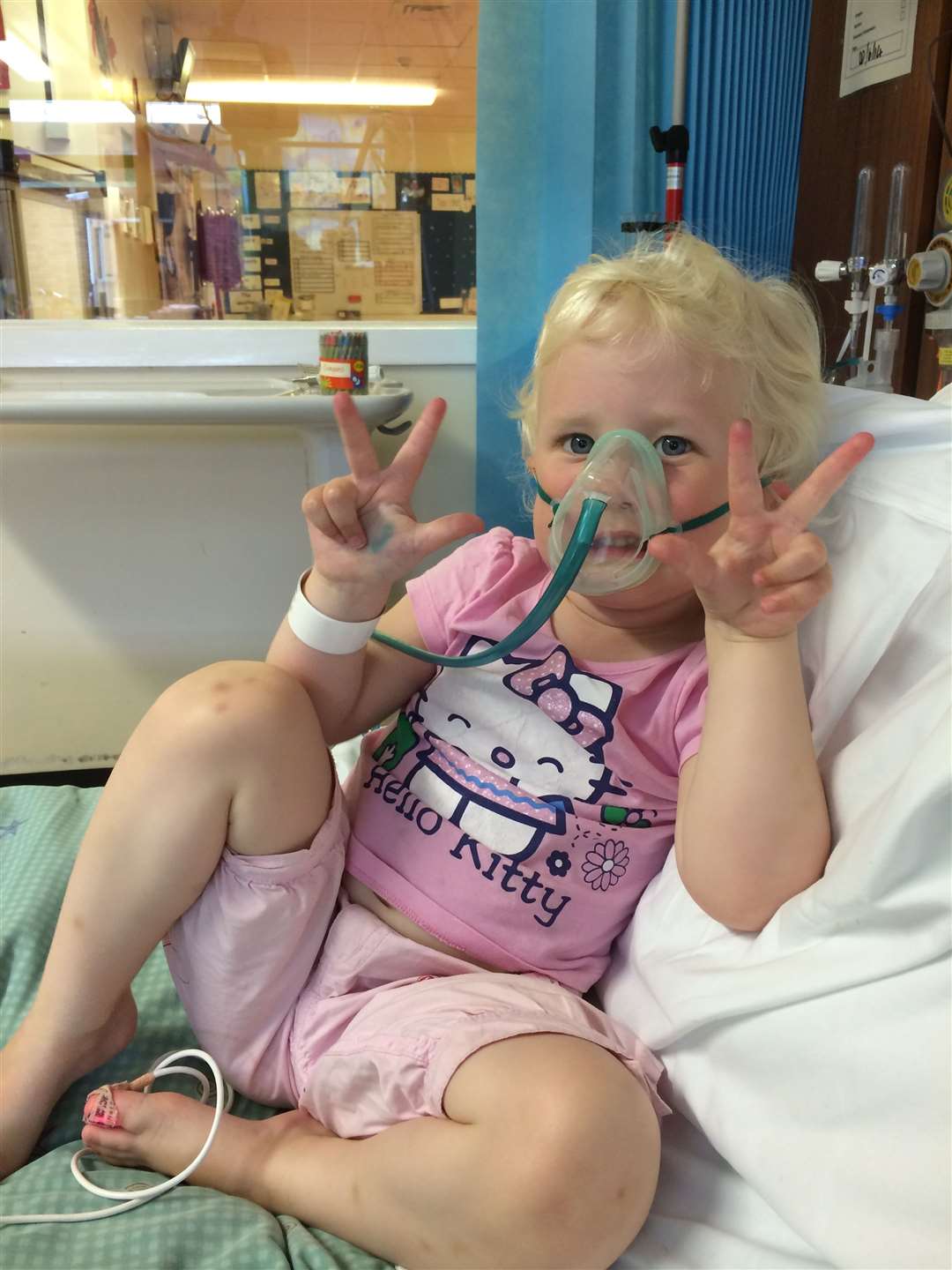 Emma Winterburn was cared for by staff at Raigmore Hospital.