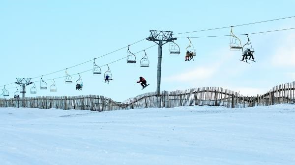 The Lecht ski area where the accident occurred
