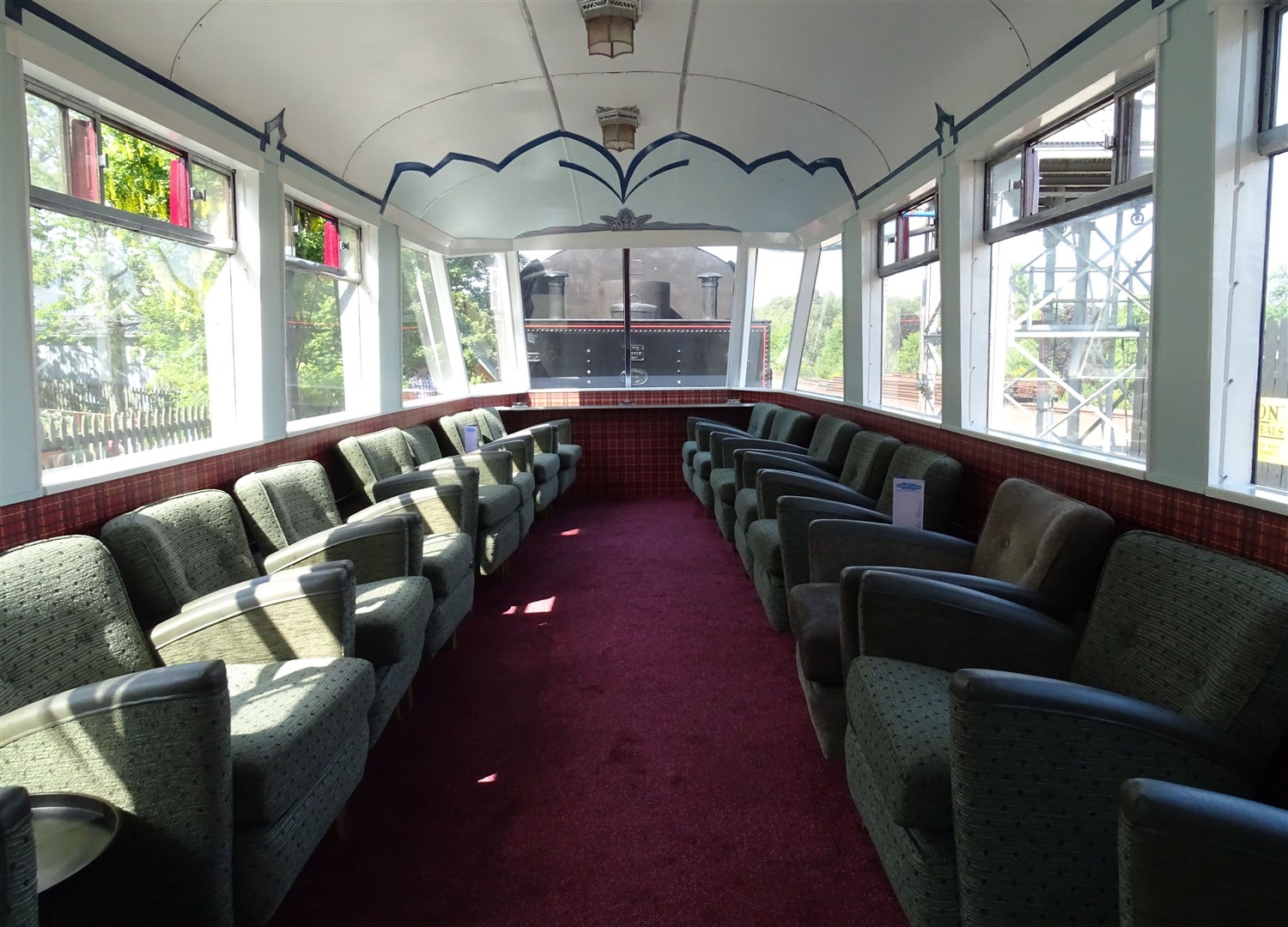 INSIDE STORY: How the de lux observation car has looked after its design in 1937. Reborn, it’s available now for those who want to travel in style.