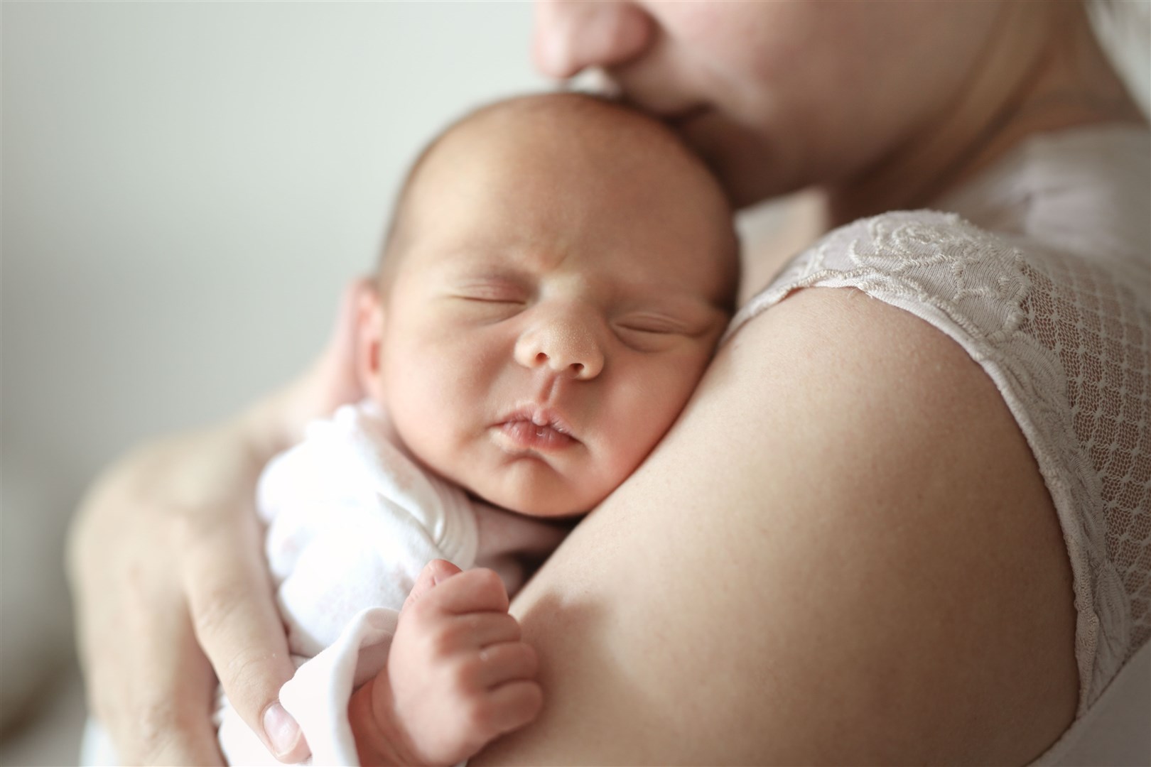 Mum and newborn baby.