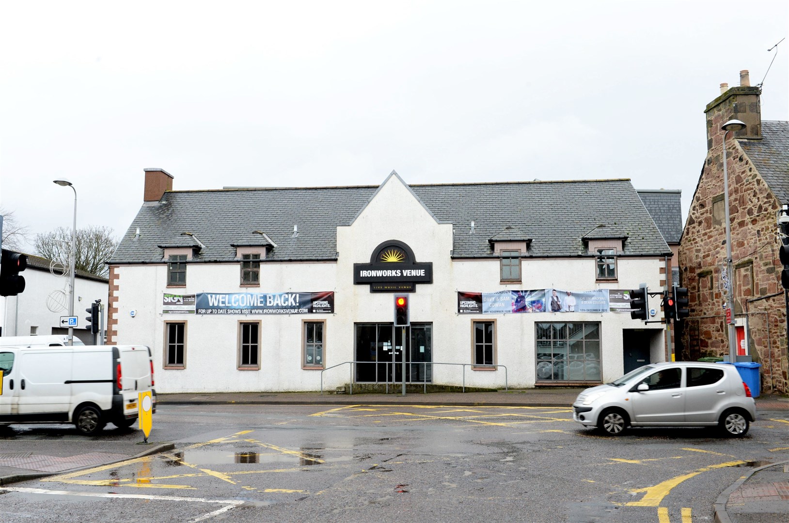 Ironworks Music Venue on Academy Street.