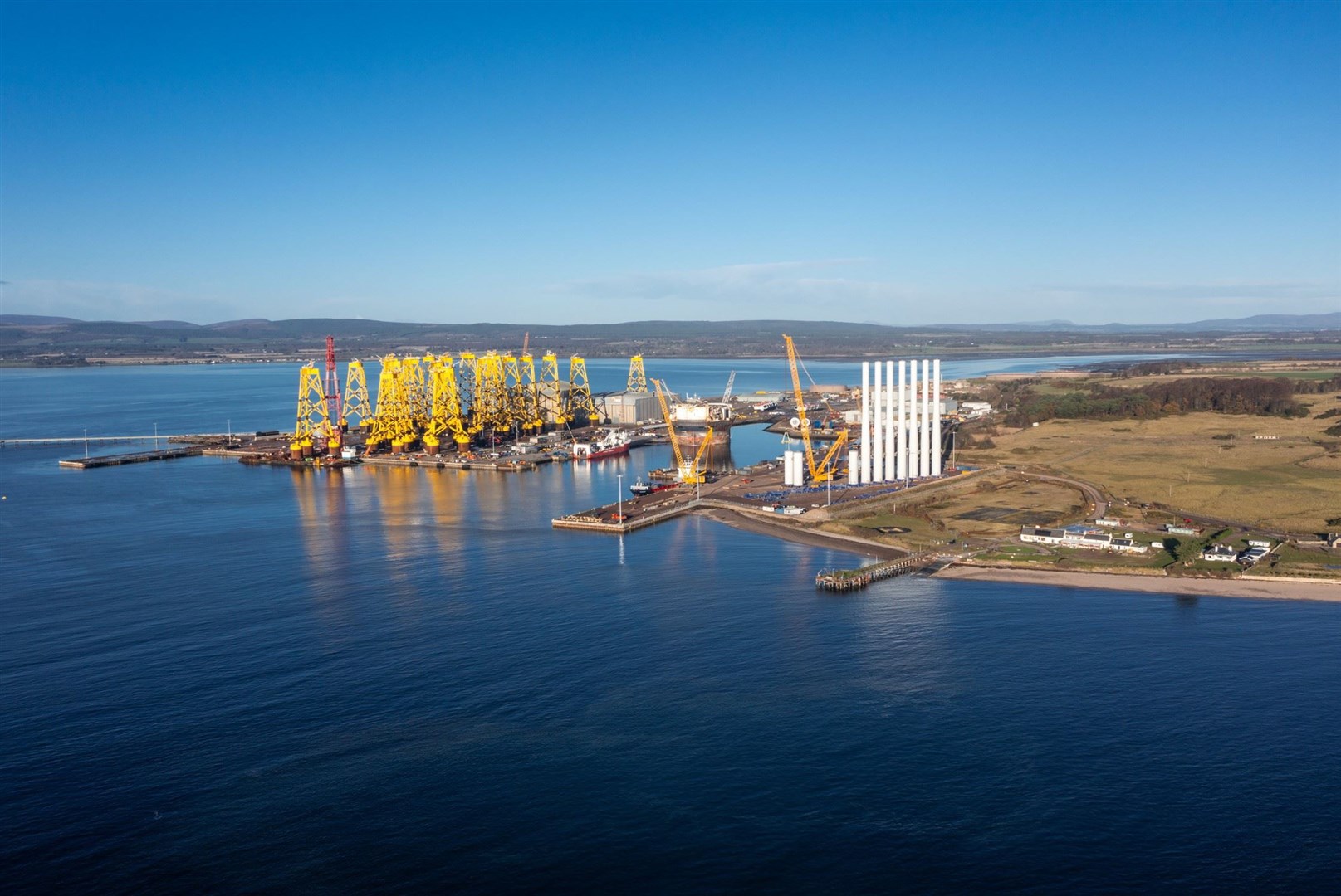 The Port of Nigg, which is part of the Inverness and Cromarty Firth Green Freeport (ICFGF).