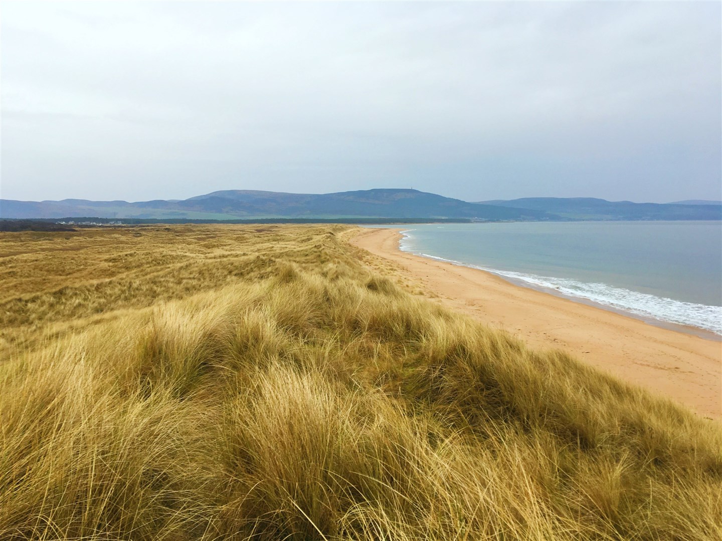 Part of Coul Links which has been narrowly backed by Highland Council for a golf course.