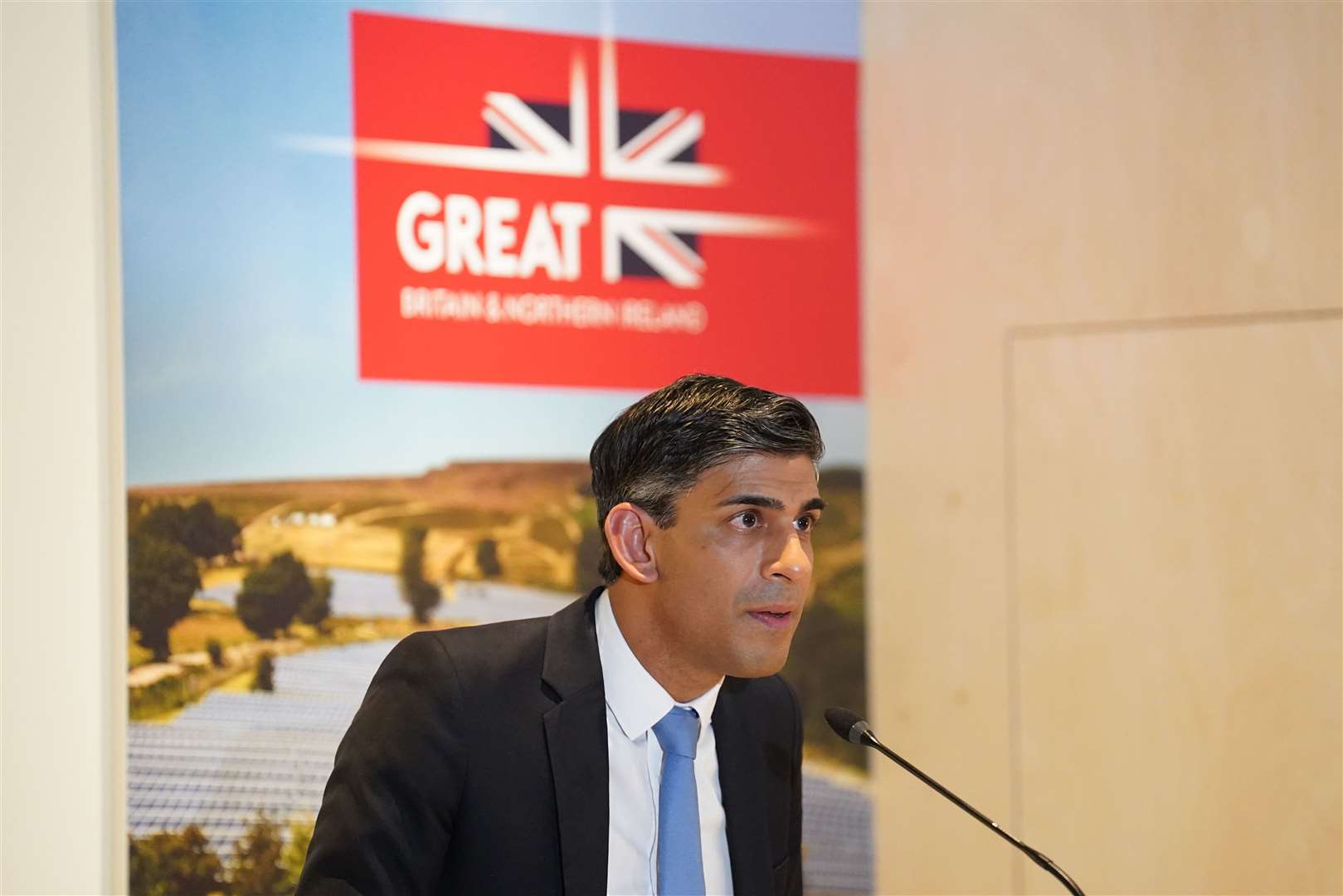Rishi Sunak refused to comment on the timing of the general election (Stefan Rousseau/PA)