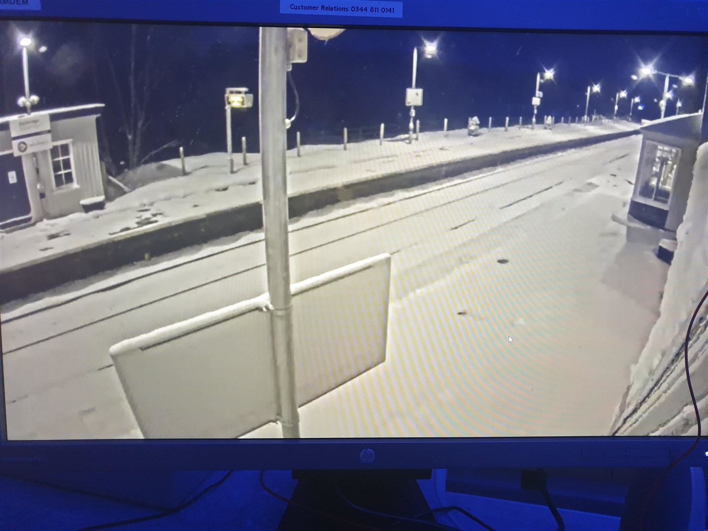 Carrbridge railway station captured earlier this morning by Scotrail on its own camera.