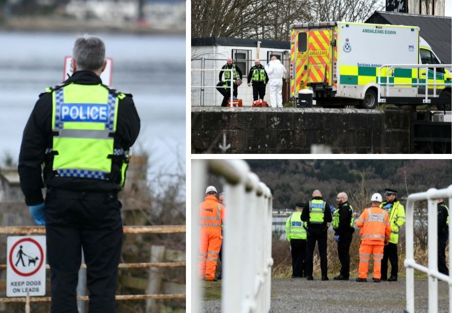 Police, ambulances and Network Rail staff were visible at the scene on Wednesday morning.