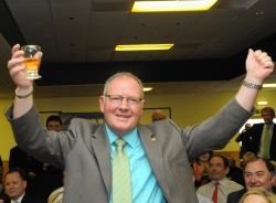 David Stewart celebrates the decision