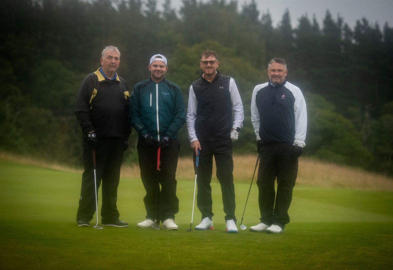 David Aitken's team at the pro-am.