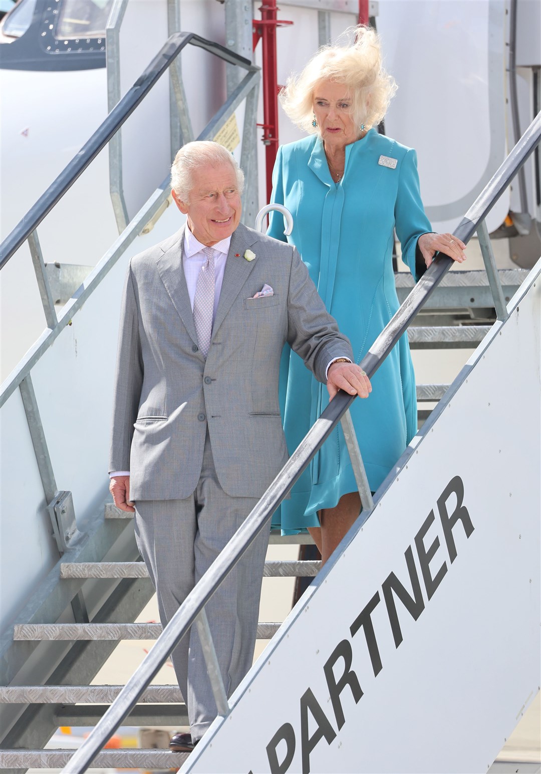 Charles and Camilla travelled to Bordeaux on day three of the state visit to France (Chris Jackson/PA)