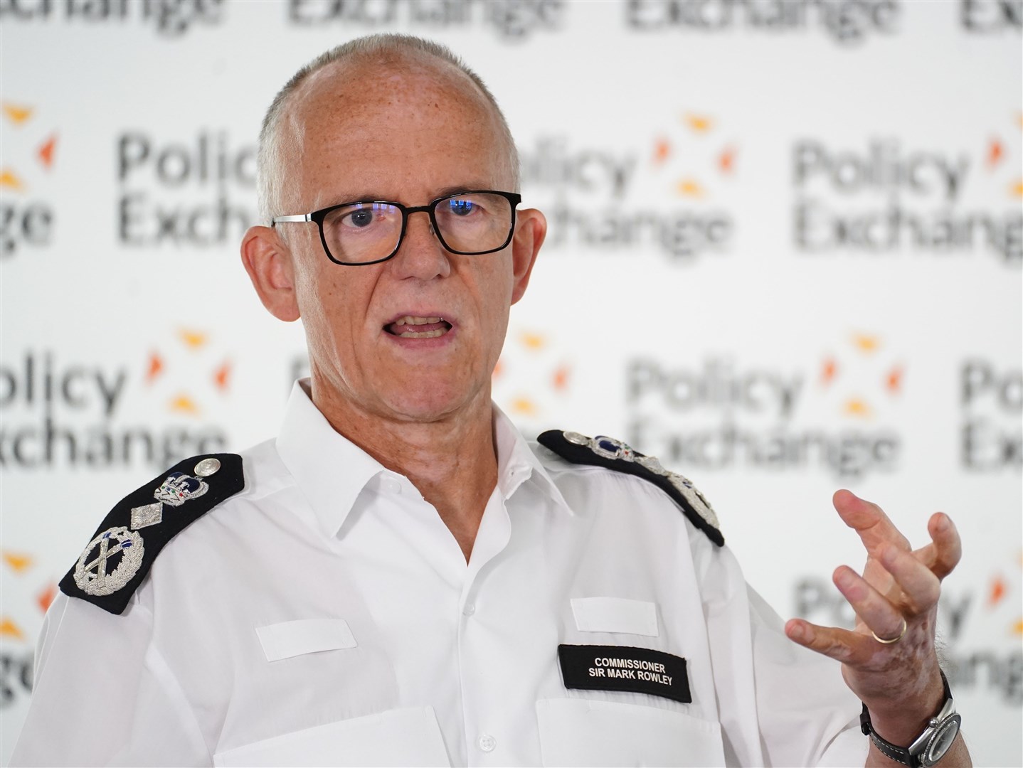 Metropolitan Police Commissioner Sir Mark Rowley said he is ‘deeply concerned’ about the effects of protests on local policing (James Manning/PA)