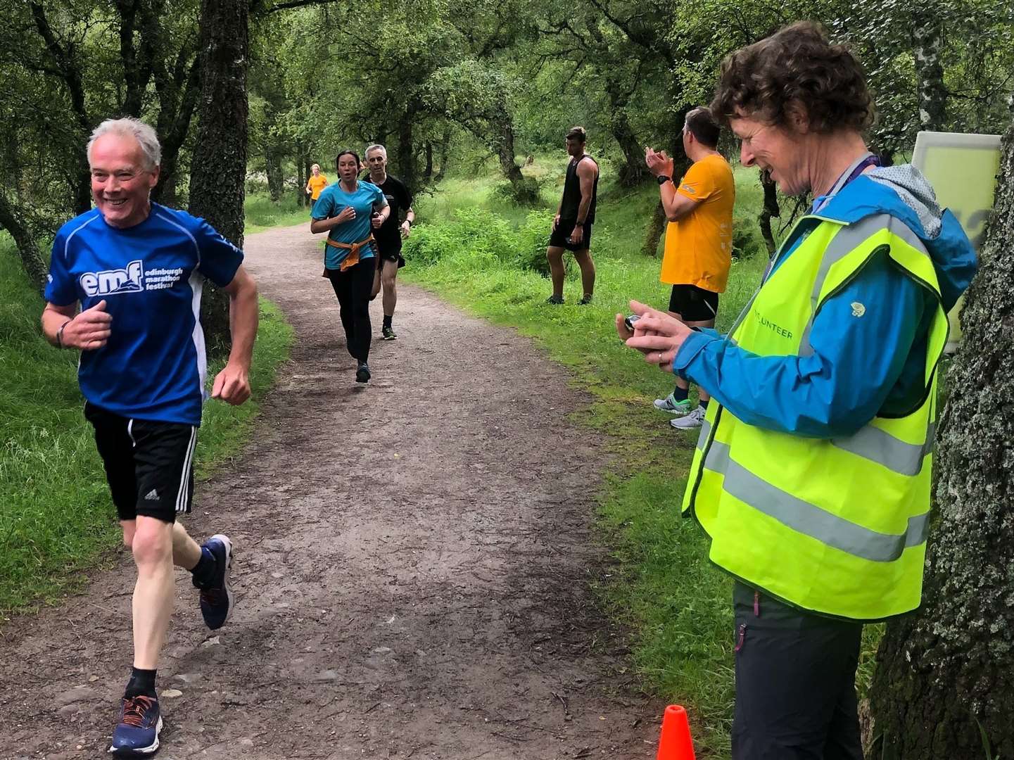 Parkrun regularly attracts around 100 runners in any conditions