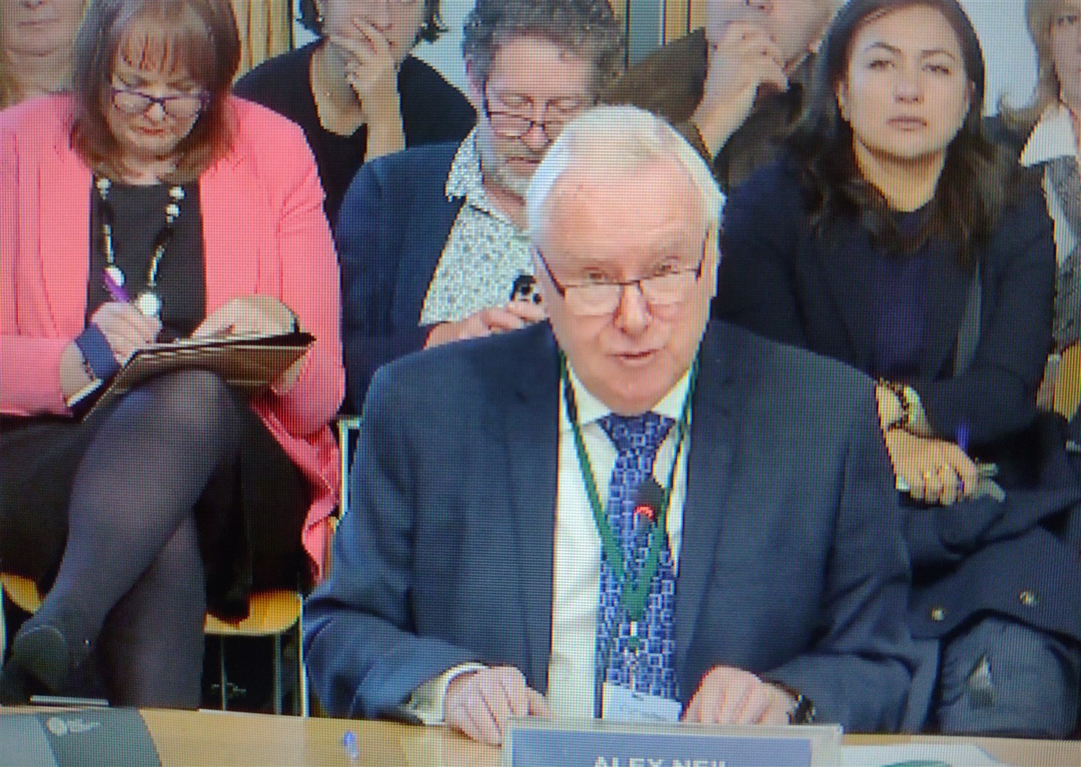 Alex Neil addresses today's inquiry