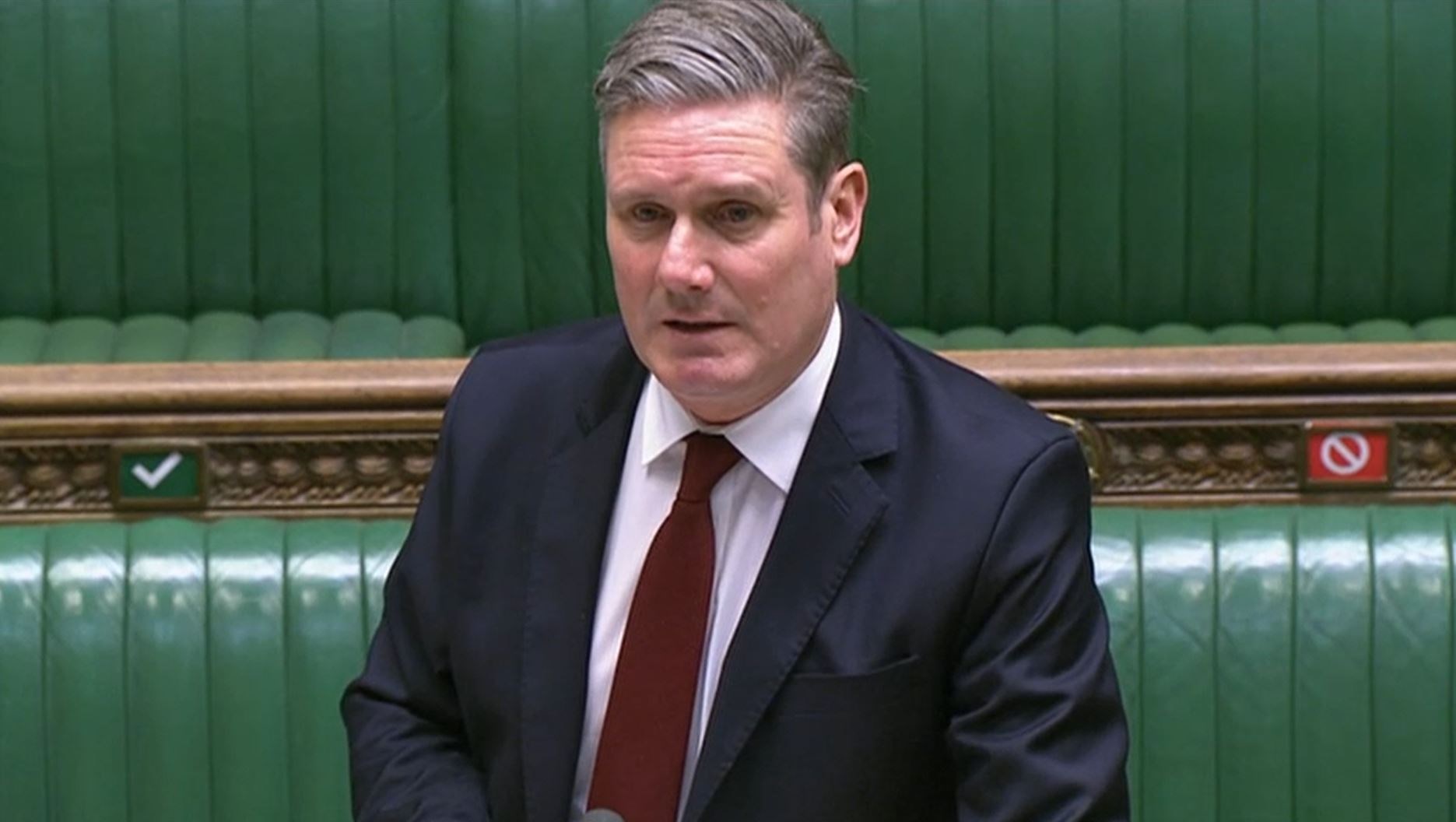 Sir Keir Starmer during the House of Commons debate on the EU (Future Relationship) Bill (House of Commons/PA)