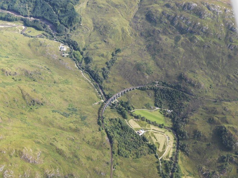 An aerial view of the Glenfinnan Viaduct. Picture: © Crown Copyright: Historic Environment Scotland.