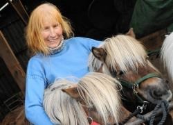 Winona with some of the residents she cares for.