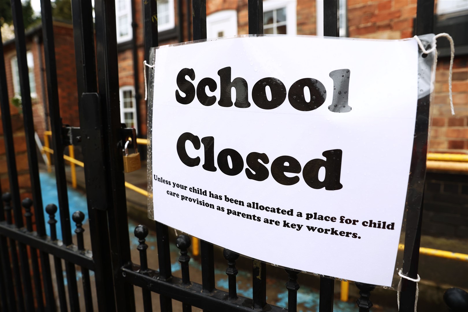 Signage outside a closed West Bridgford Infants School in Nottingham (Tim Goode/PA)