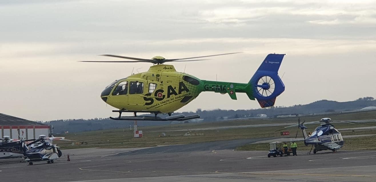 Helimed 79 at Aberdeen and now in service for the whole of Scotland.