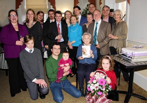 Dorothy with all of her family members