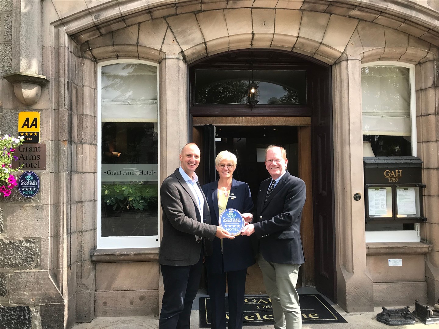 Royal delight at the Grant Arms Hotel