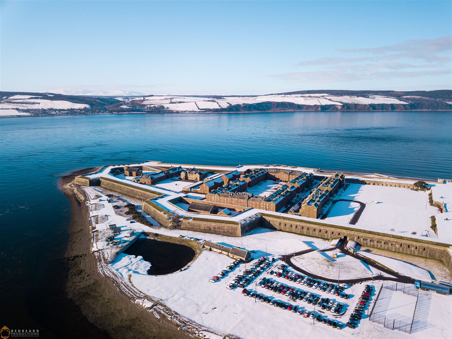 Fort George looking across to Chanonry Point and the Black Isle,