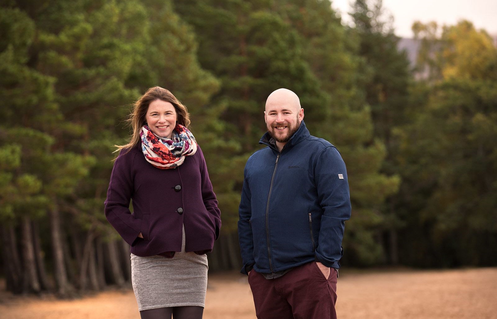 Erin McBean, of Aviemore, and Nick Lyon, from Inverness, are behind the new self-catering management business. Photo: Alison White