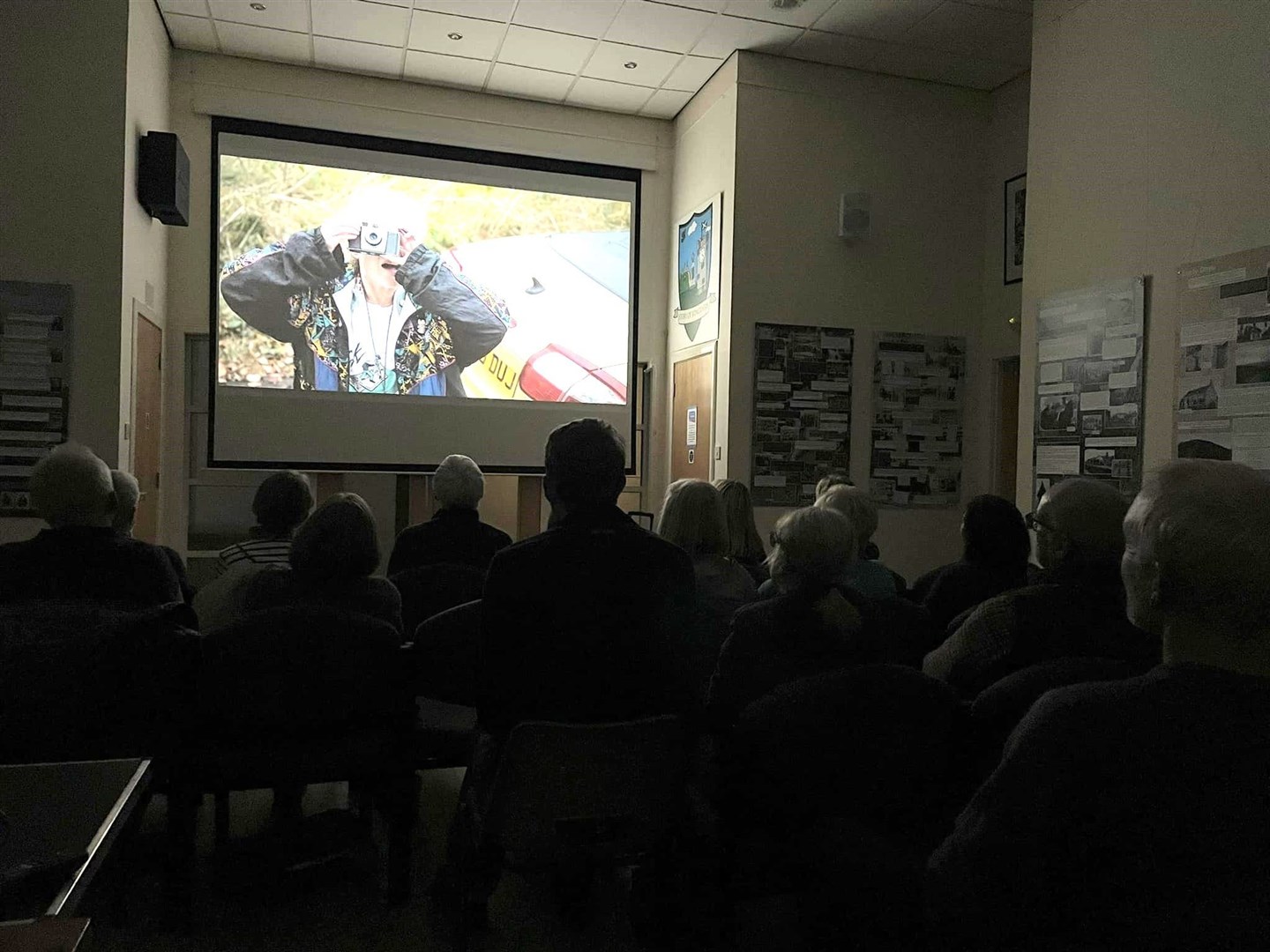 WEEKLY TREAT: Films are now shown each week at the film club's home in Talla nan Ros