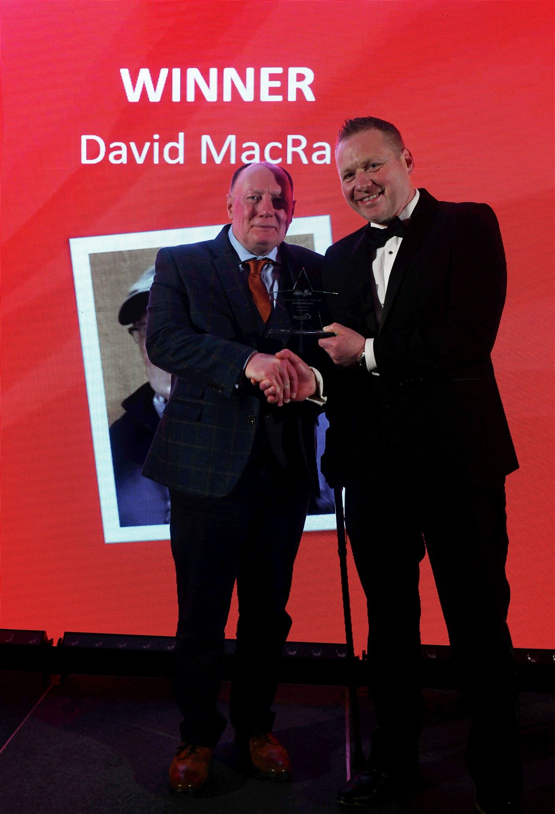 David MacRae was named Highland Heroes community champion 2024. Picture: James Mackenzie